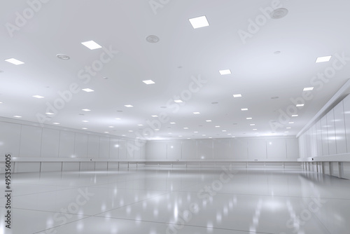 Foto Empty hall exhibition centre