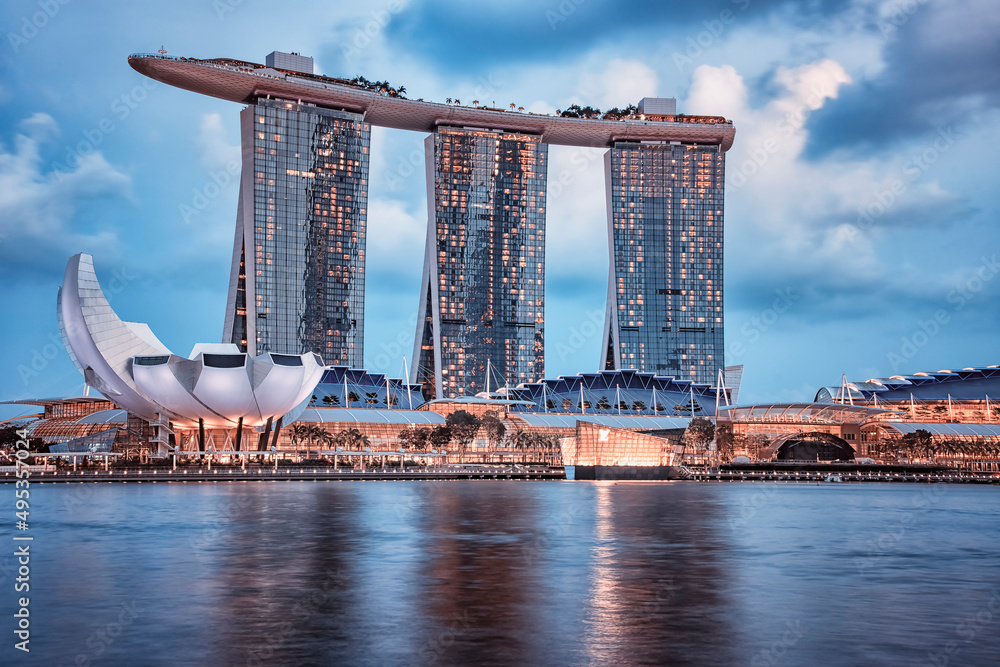 Marina Bay Sands In Singapore Stock Photo Adobe Stock