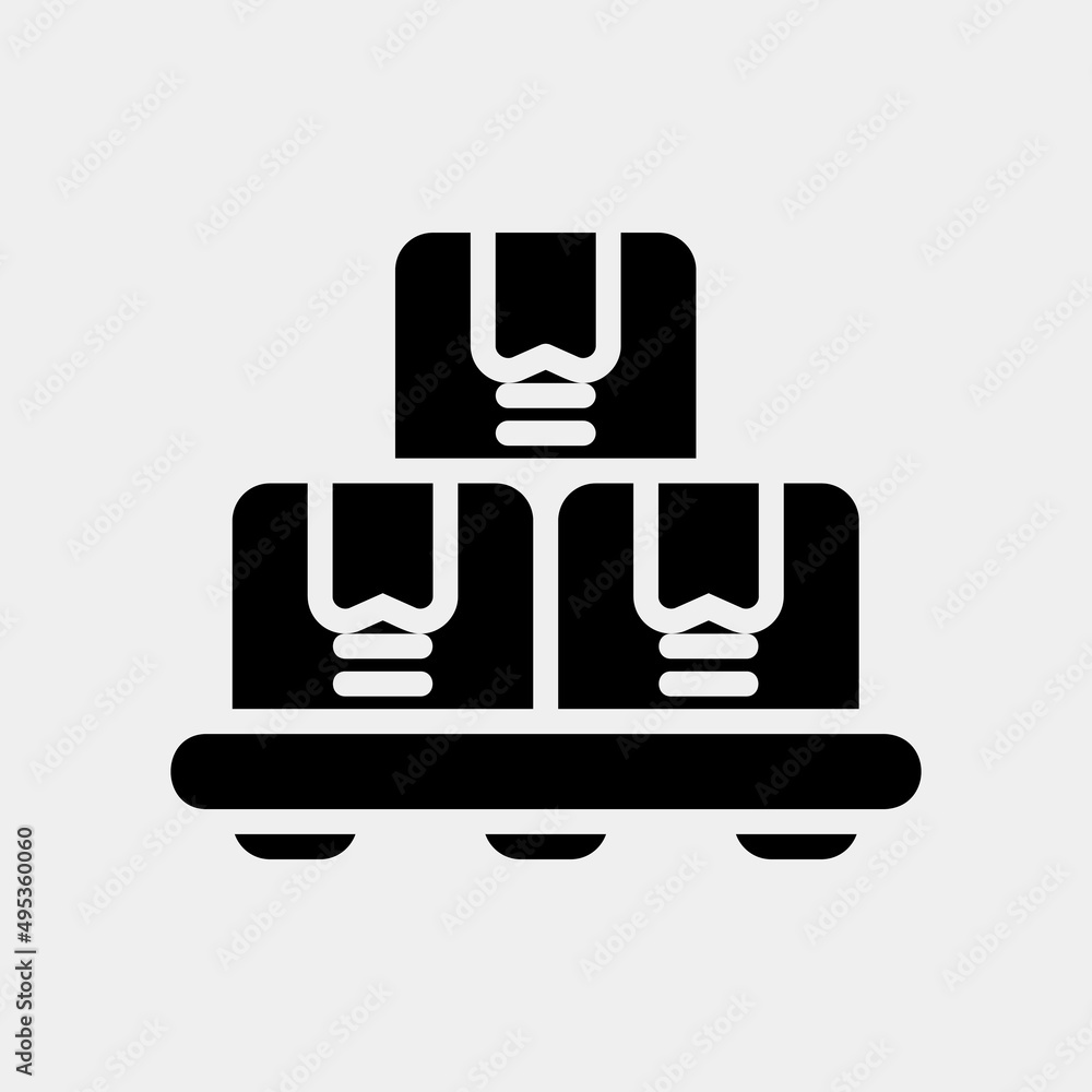 Stock icon in solid style about black friday, use for website mobile app presentation Stock icon in solid style about black friday, use for website mobile app presentation