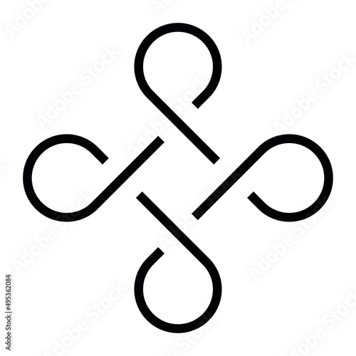 Bowen knot and endless loop sign