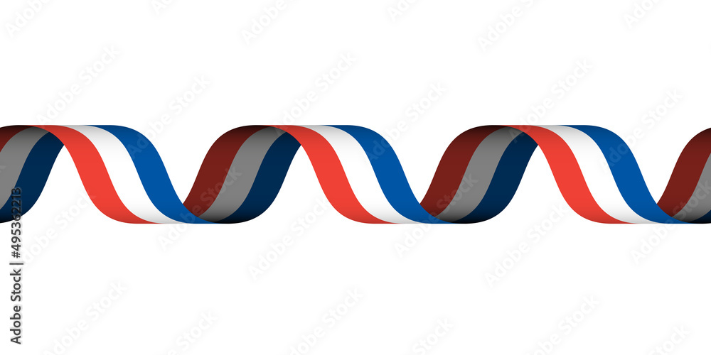 Obraz premium National tricolor ribbon of Germany