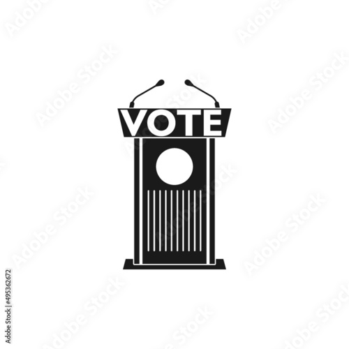 People vote icon isolated on white background