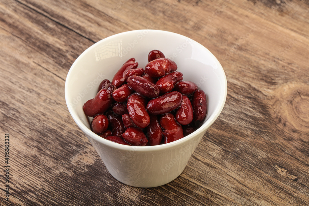 Canned red Kidney in the bowl Canned red Kidney in the bowl
