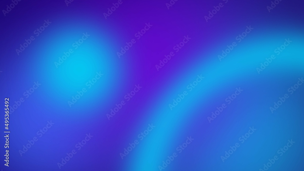 Fototapeta premium blue blurred orb on gradient dark purple color background for texture and presentation background template