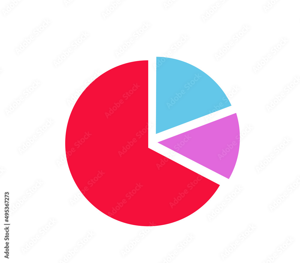 Pie Chart Vector Icon