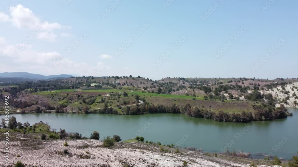 Lake and rivers in Nicosia in Cyprus. Riverland. Lake and rivers in Nicosia in Cyprus. Riverland.