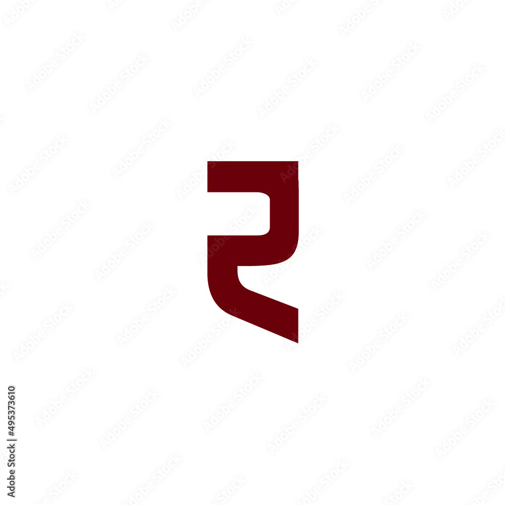 R Letter Initial Logo Vector R Letter Initial Logo Vector