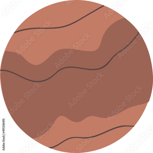 Venus Planet Cartoon Illustration
