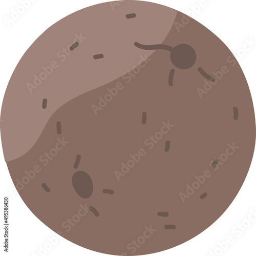 Mercury Planet Cartoon Illustration