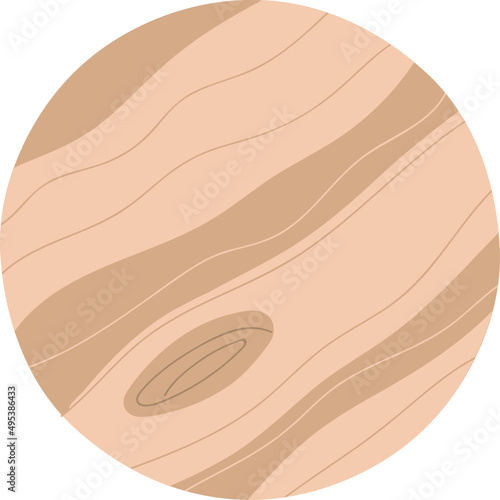 Jupiter Planet Cartoon Illustration