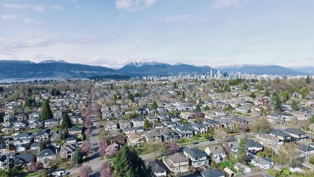 Vancouver's pristine communities in spring time with views of Downtown. Vancouver's pristine communities in spring time with views of Downtown.