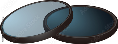 Two lens filters for SLR cameras