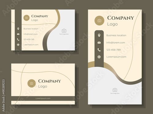 Luxe elegant home decor digital business card template, indoor interior store corporate marketing advertisement, decor shop online invitation card, abstract flyer, creative banner design, isolated