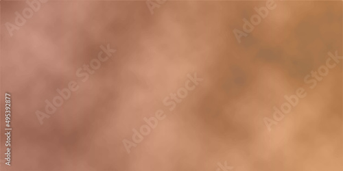 Abstract brown background with space and watercolor design in illustration .Creative soft-color vintage pastel abstract watercolor grunge background with colored shades of white and old brown color .