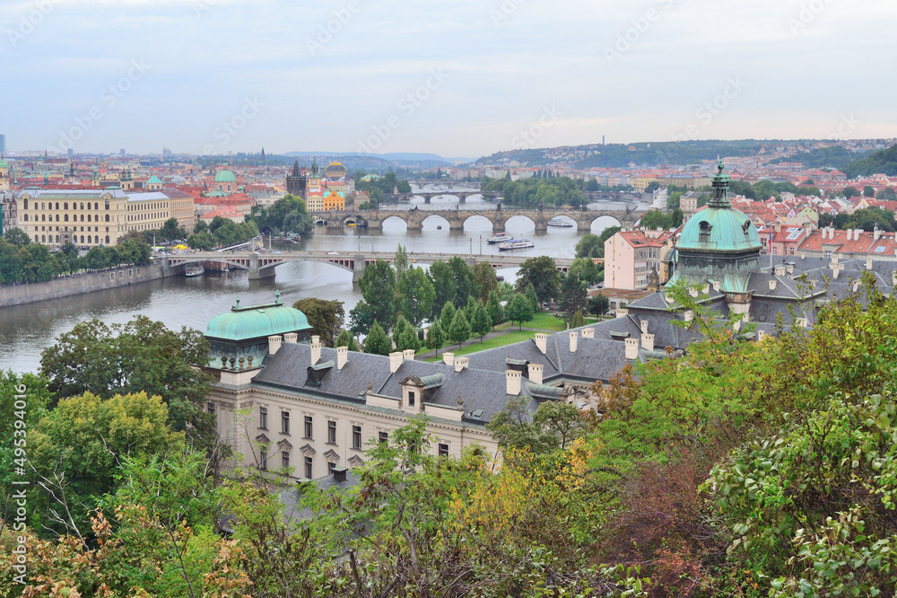 Top-view of  Prague