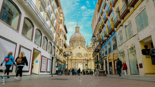 Pilar Basilica in Zaragoza Spain photo