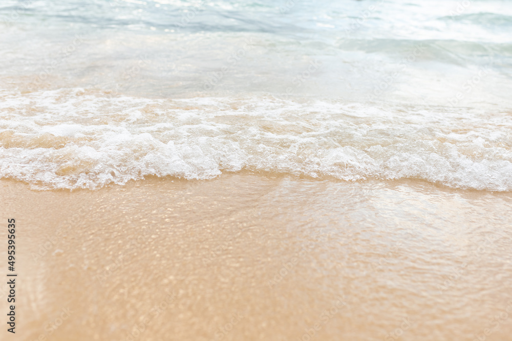 Beach sand sea water summer background. Sand beach desert texture