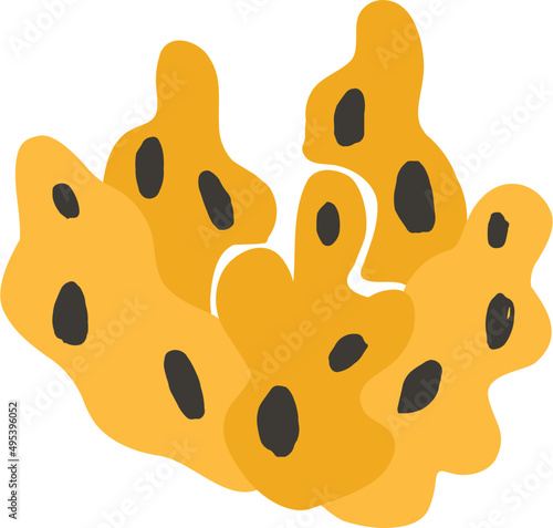 Coral Cartoon Illustration