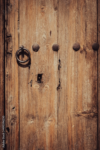 Textura de madera, puerta vieja