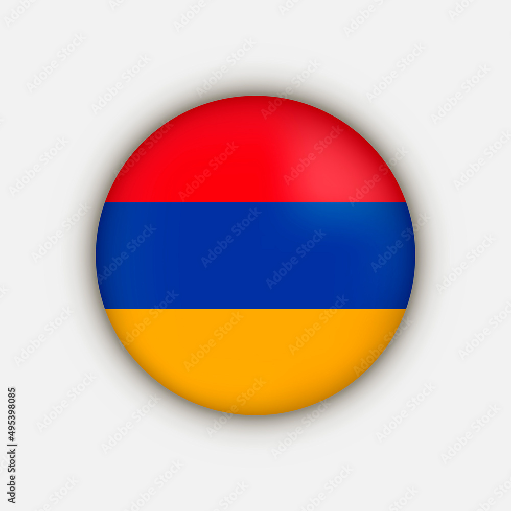 Country Armenia. Armenia flag. Vector illustration. Country Armenia. Armenia flag. Vector illustration.
