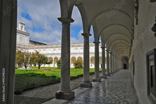 Napoli  i chiostri della Certosa di San Martino