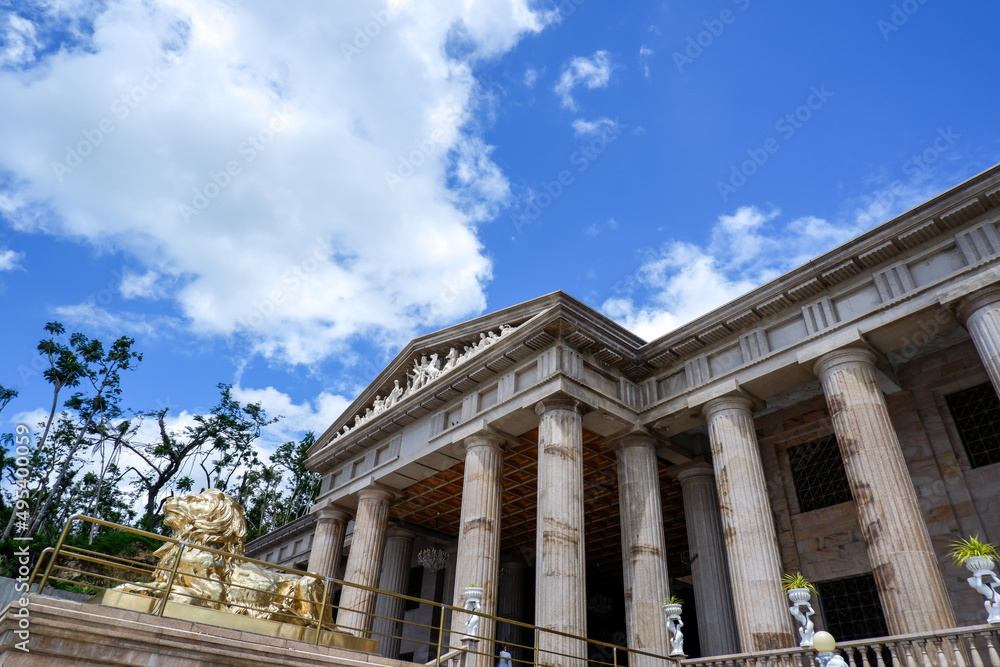 Temple of Leah (Taj Mahal of Cebu) Exterior Photos and Architectural Details - Busay, Cebu, Philippines - March 26, 2022