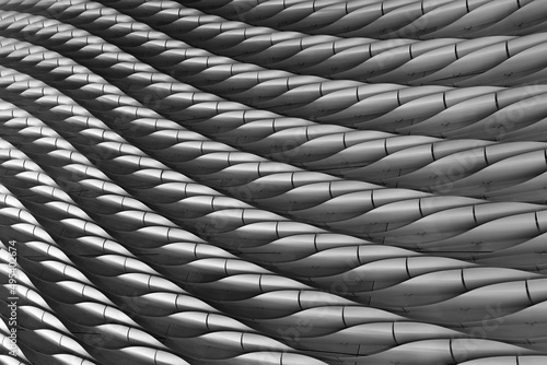 Exterior of modern architecture. Building abstract background