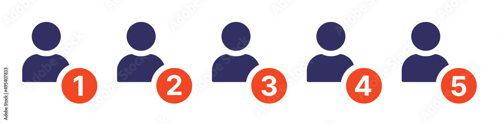 User icon collection. New follower icon vector illustration. User icon collection. New follower icon vector illustration.