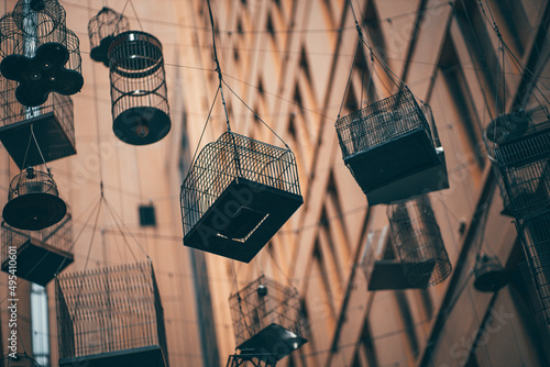 lamps in the city