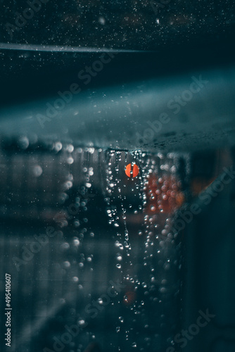 rain drops on window