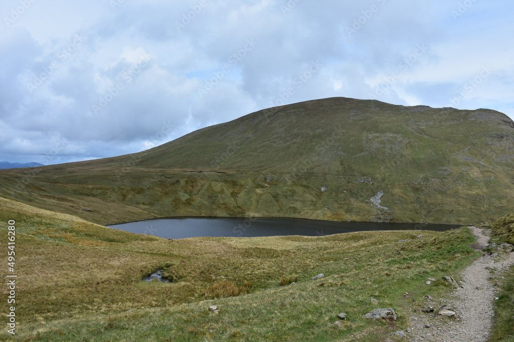Scenic View of Grisdale Tarn in England