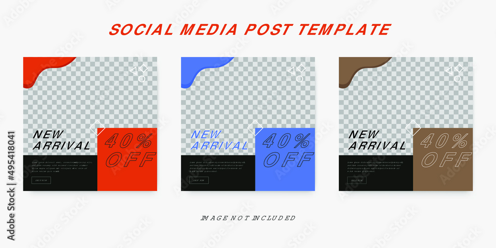 Social media post template Social media post template