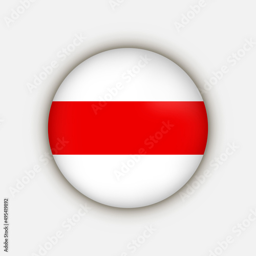Country Belarus. Belarus flag. Vector illustration.