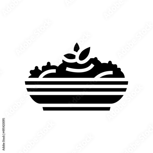 puree carrot glyph icon vector. puree carrot sign. isolated contour symbol black illustration