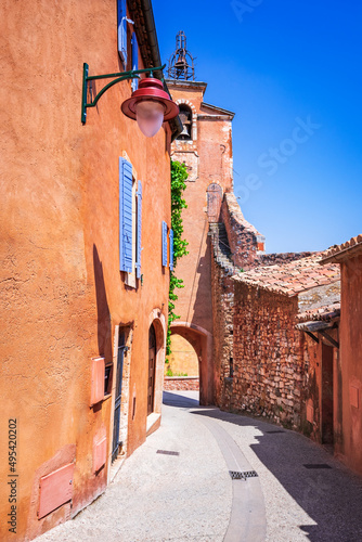 Roussillon beautiful village in Provence, France photo