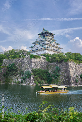 Osaka Castle and Boat © Ukey