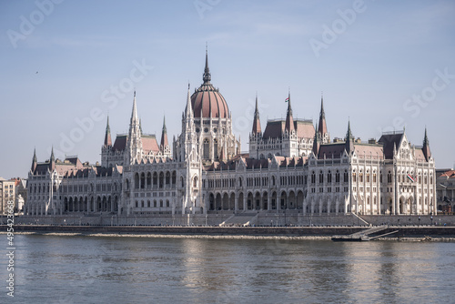 The building of the Hungarian Parliament.