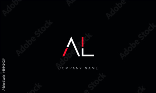 AL, LA, AL, Letters Logo Monogram