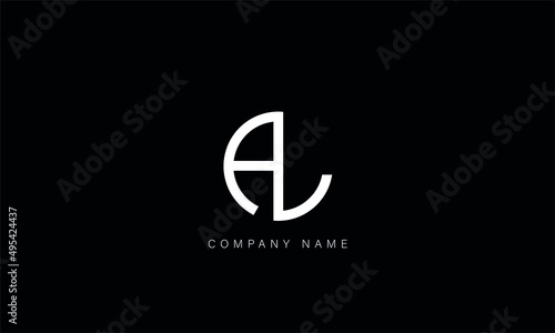 AL, LA, AL, Letters Logo Monogram