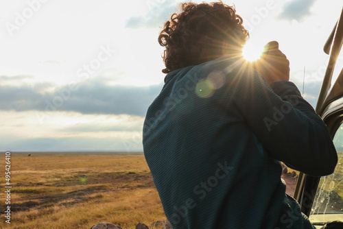 person in the field