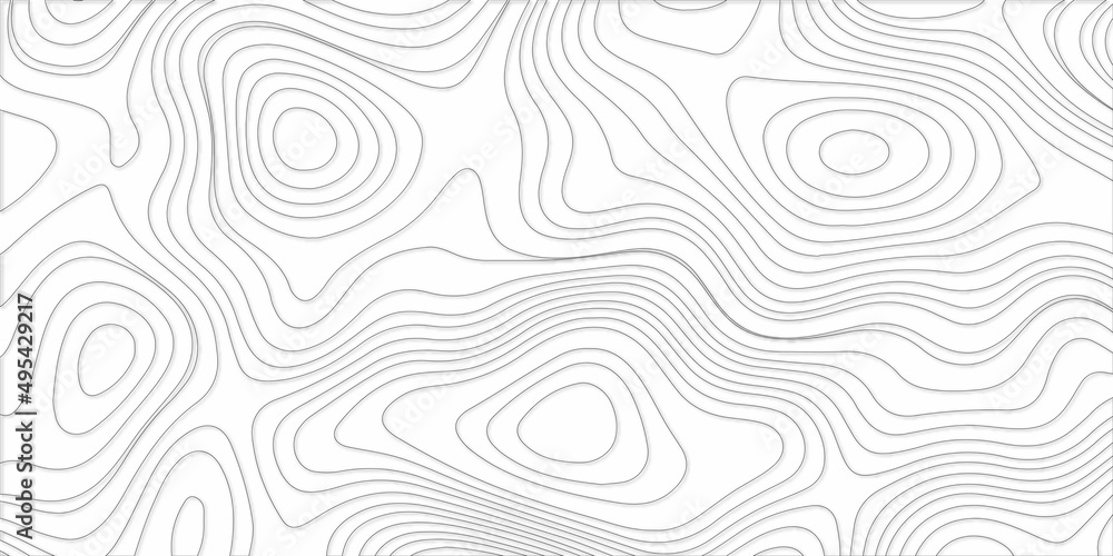 Contour lines abstract pattern