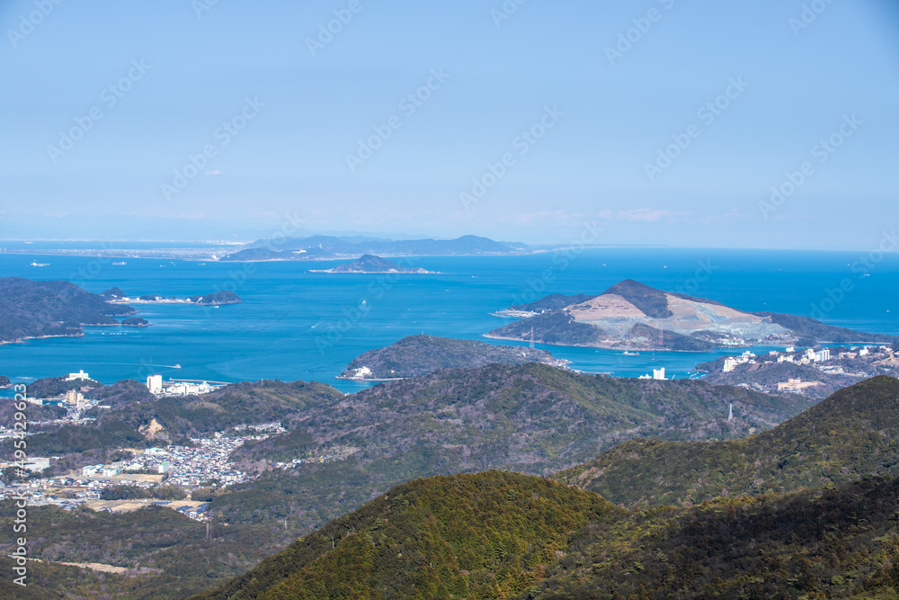 Obraz premium 伊勢志摩スカイラインから望む絶景