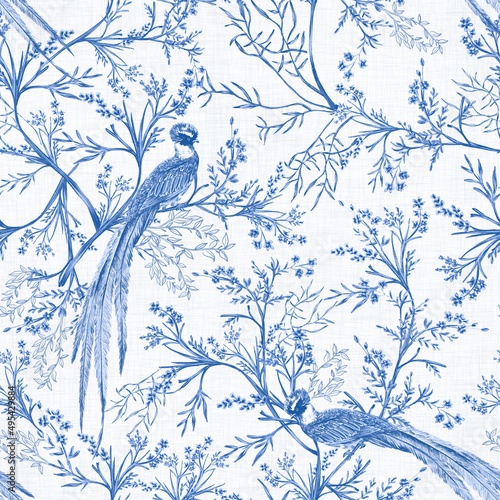 Timeless Garden seamless repeat pattern collection features calm, subtle and tranquil colour and scene of the oriental garden would make the designs perfect for your living space.