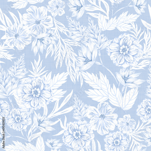 Timeless Garden seamless repeat pattern collection features calm, subtle and tranquil colour and scene of the oriental garden would make the designs perfect for your living space.