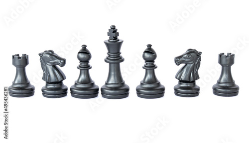 chess isolated on White background