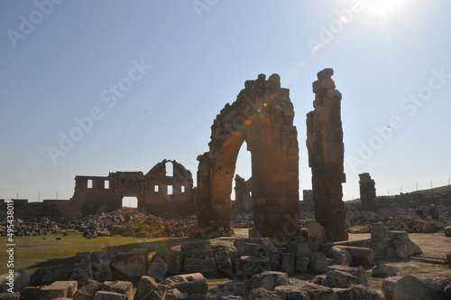 ruins ancient city, ancient architecture, ancient city arch, city ruins