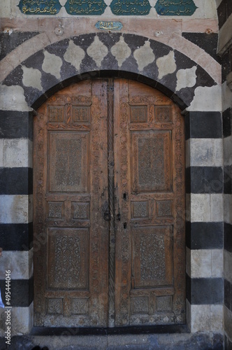 old wooden door, ancient wooden door, ancient arch door, old arch door, old wooden door with ancient arch