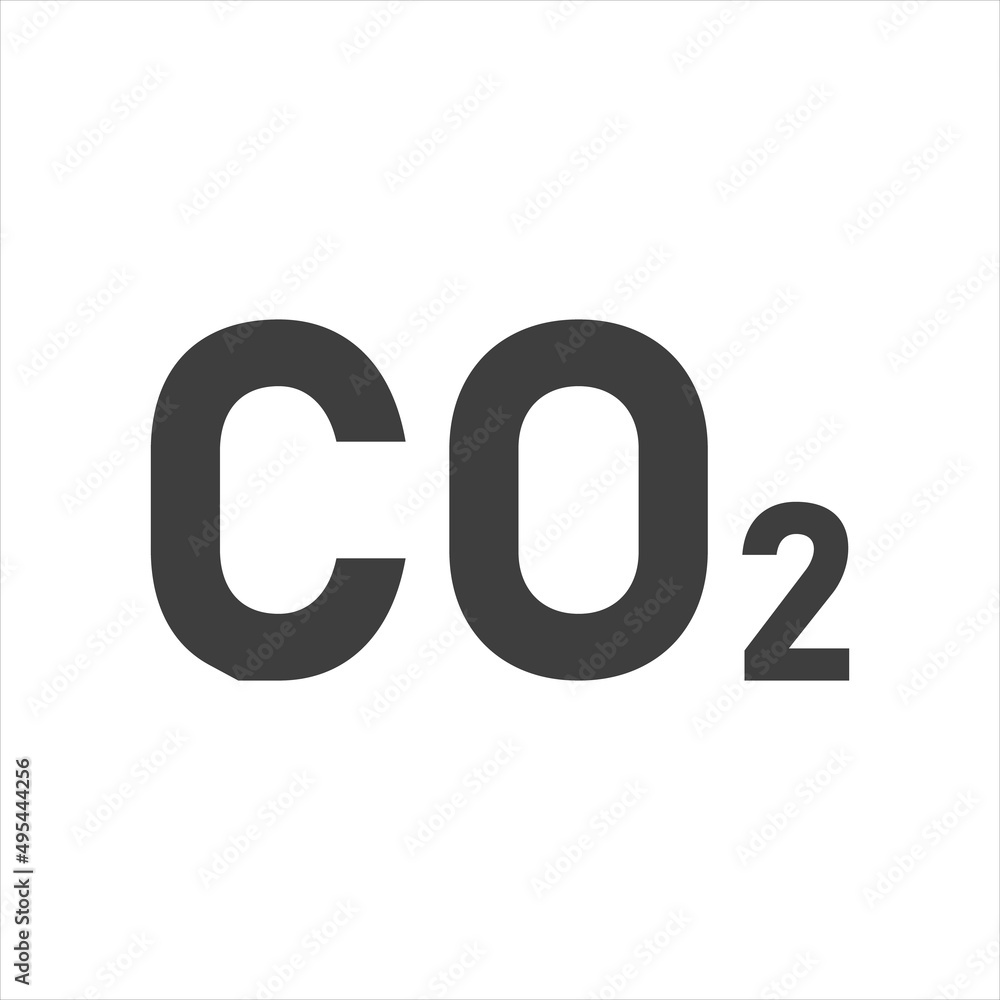 co2 emissions icon. carbon dioxide pollution. ecology and environment symbol. isolated vector image in flat style co2 emissions icon. carbon dioxide pollution. ecology and environment symbol. isolated vector image in flat style