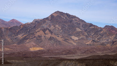Colorful mountain in Death Valley