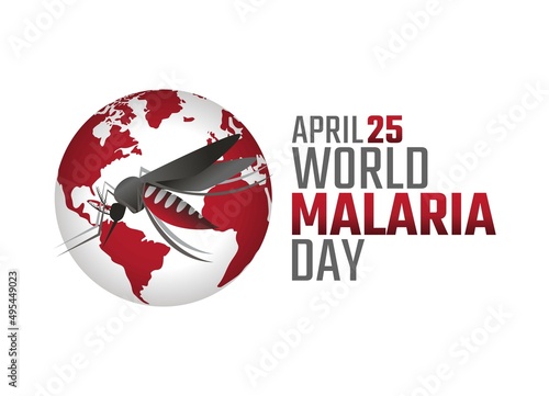 vector graphic of world malaria day good for world malaria day celebration. flat design. flyer design.flat illustration.